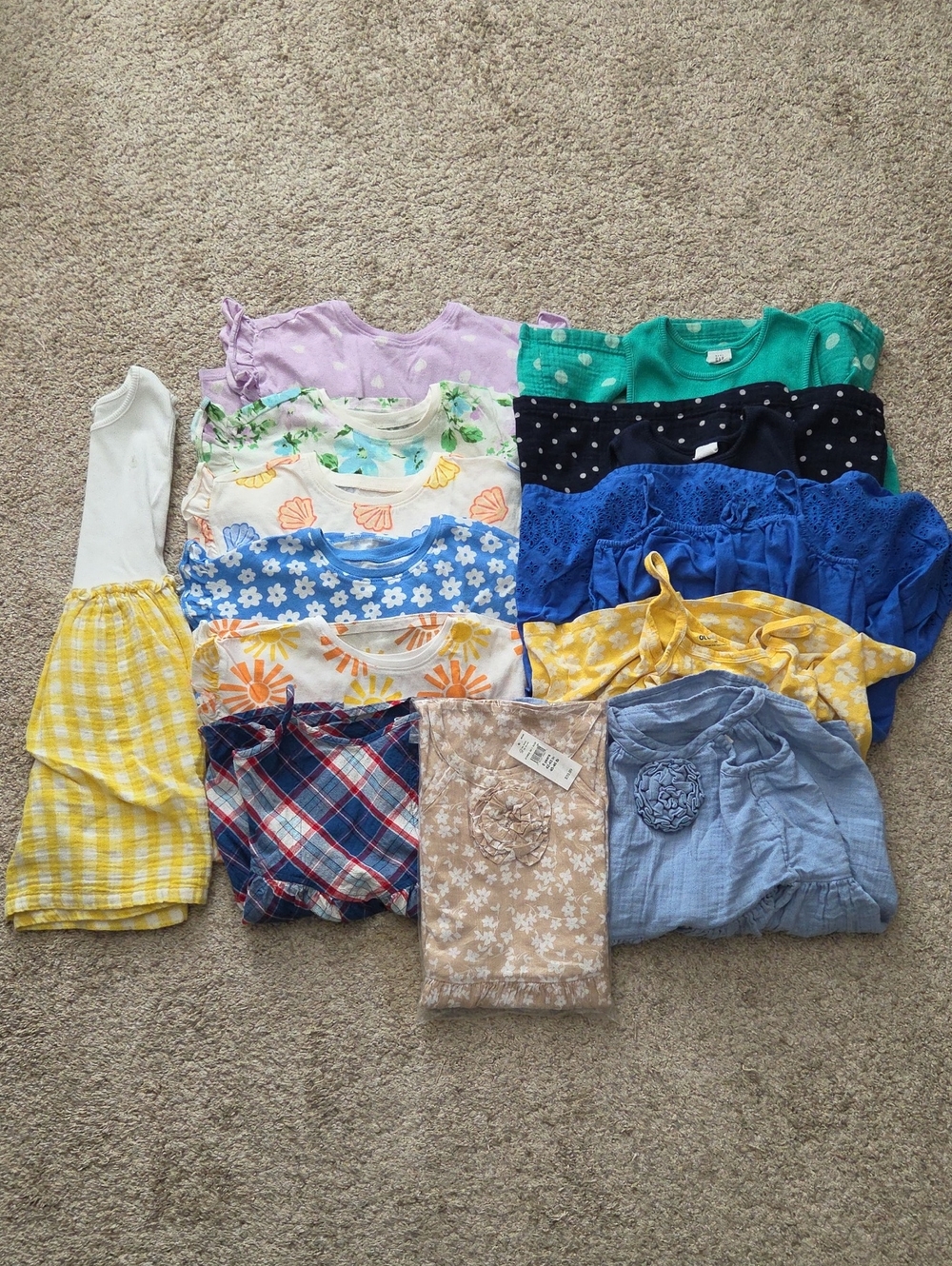 Large Bundle Of Spring & Summer Dresses: Floral, Shells, Sun, Plaid, Gingham,Dot
